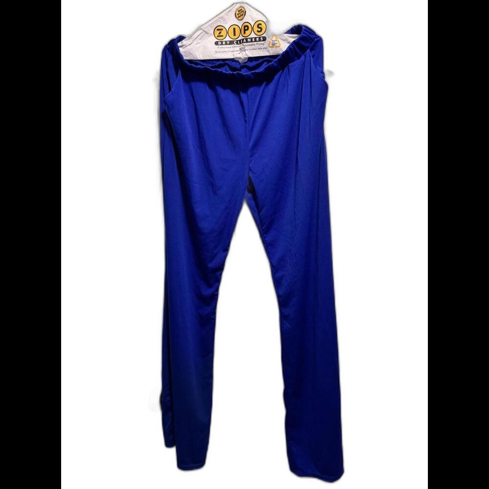 Zips Cozy Activewear Blue Pants - Comfortable Stretch Fit SZ 16-18